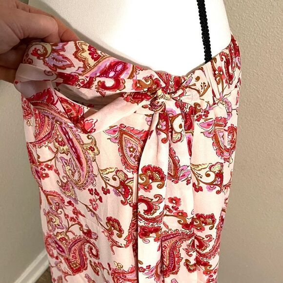 Curations High-Low Skirt Blush Paisley - Picture 5 of 8